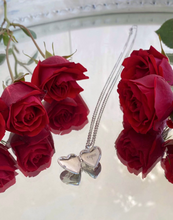 Load image into Gallery viewer, WPSE Sterling Silver Heart Locket Necklace
